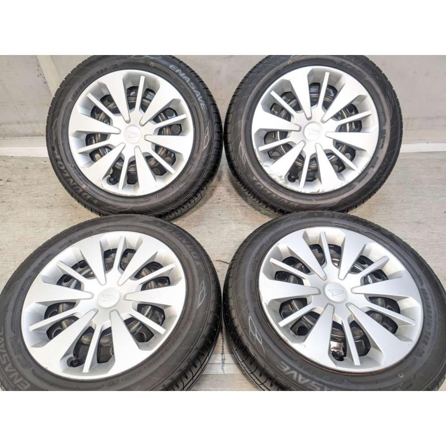 ダイハツ純正ホイール　14インチ　タイヤ　ダンロップ　165/65R14 4本 DUNLOP（ダンロップ） 中古タイヤ サマータイヤ ホイールセット 4本