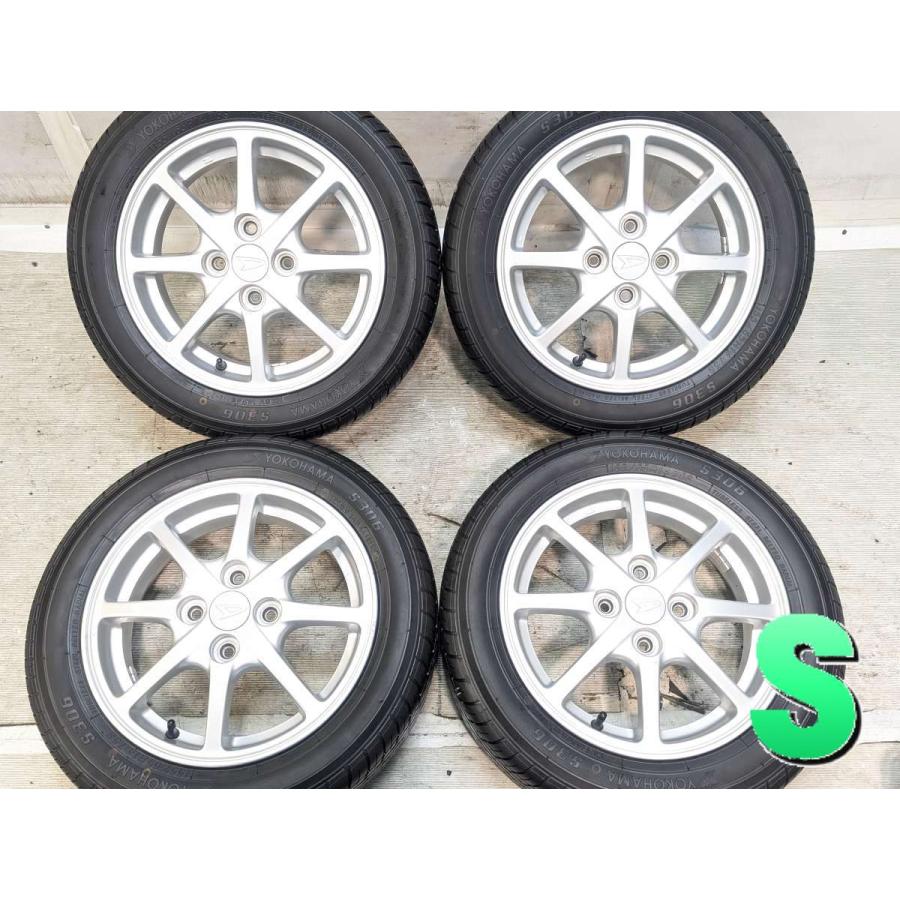 車 155/65R14 YOKOHAMA ノーマルタイヤ 4本セット