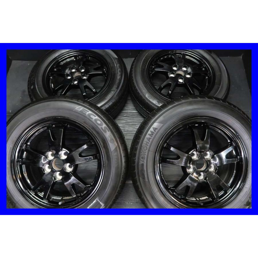国内在庫 45 15x6 0 プリウス トヨタ純正 185 65r15 Es31 Ecos ヨコハマ 中古タイヤ 185 65 15 中古サマータイヤ ホイールセット 100 5穴 サマータイヤ 4本セット タイヤ ホイール