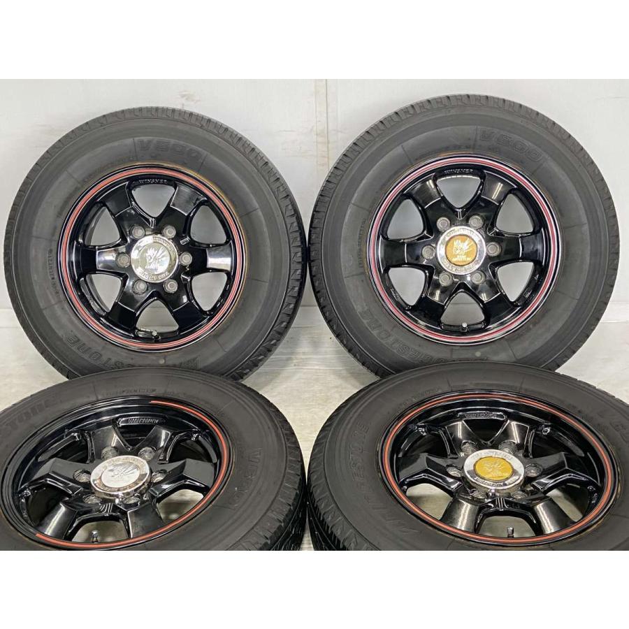 ブリヂストンサマータイヤ195／80R15 107／105L LTアルミセット-