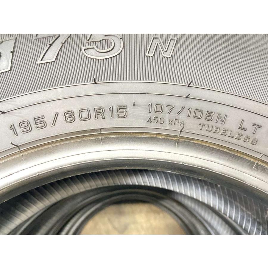 DUNLOP（ダンロップ） 中古タイヤ サマータイヤ 4本セット 195/80R15