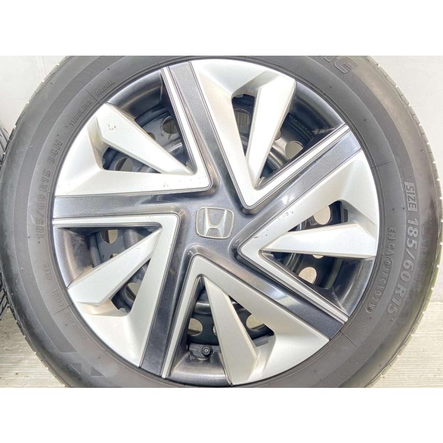 中古タイヤ サマータイヤ ホイールセット 4本セット 185/60R15  ホンダ純正  15x6.0  100-4穴 ブリヂストン ネクストリー｜aing｜06