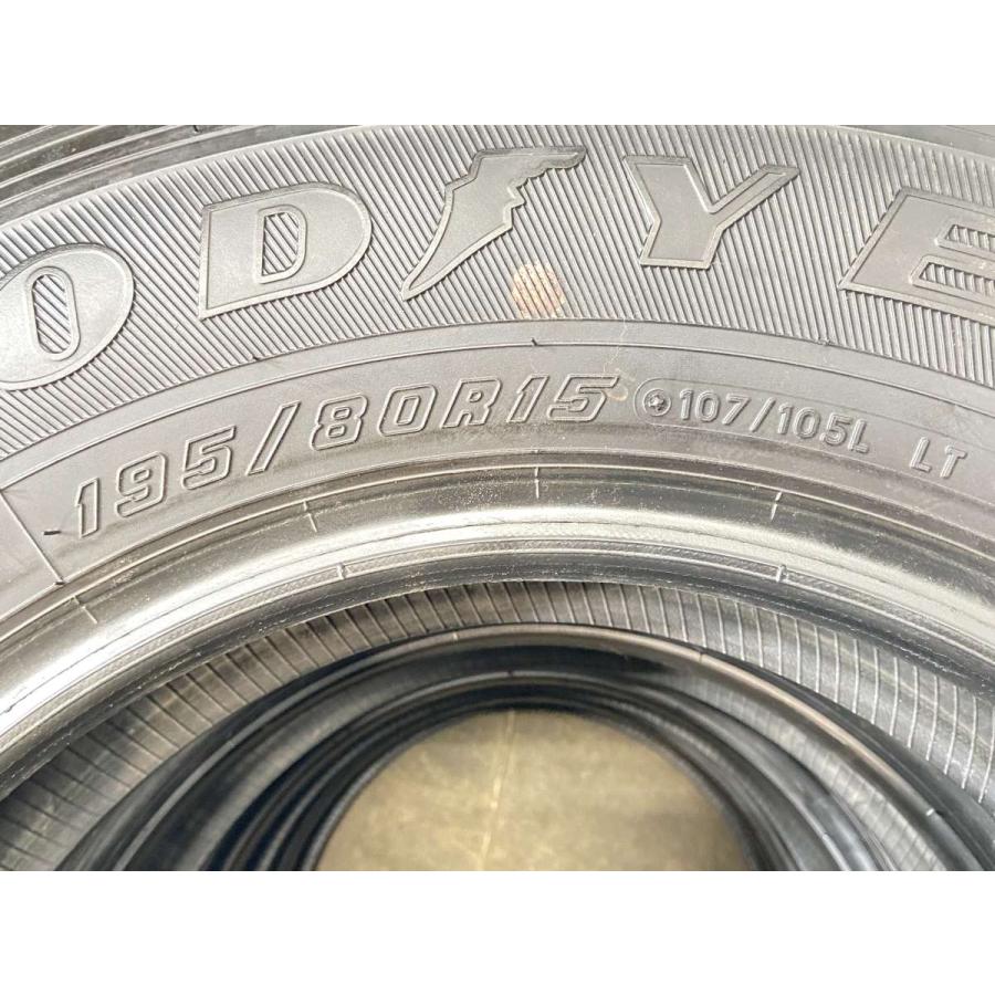 中古タイヤ サマータイヤ 4本セット  195/80R15 107/105LT グッドイヤー カーゴプロ｜aing｜05