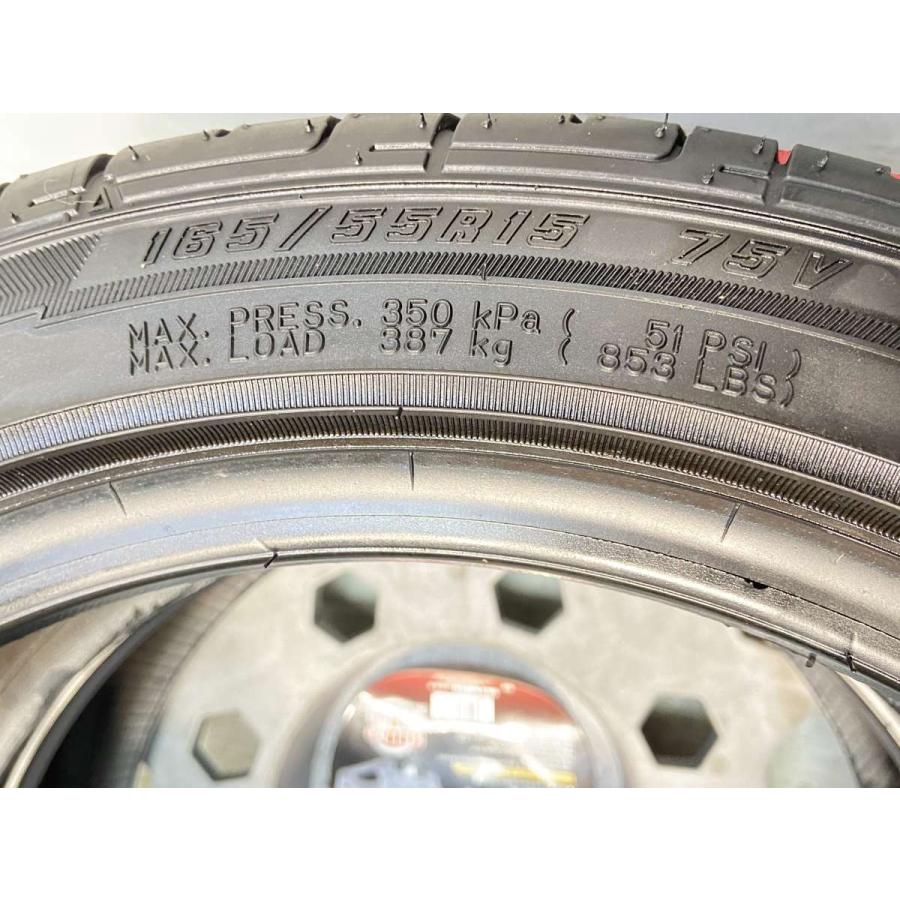 中古タイヤ サマータイヤ 2本セット 165/55R15 グッドイヤー イーグル 