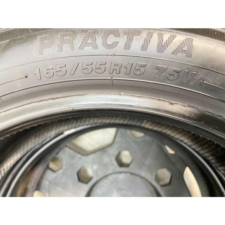 中古タイヤ サマータイヤ 2本セット 165/55R15 イエローハット 
