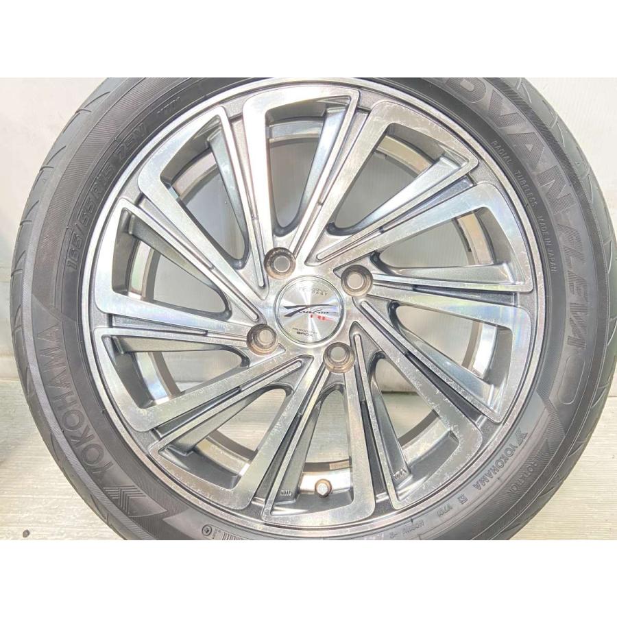 中古タイヤ サマータイヤ ホイールセット 4本セット 165/55R15 