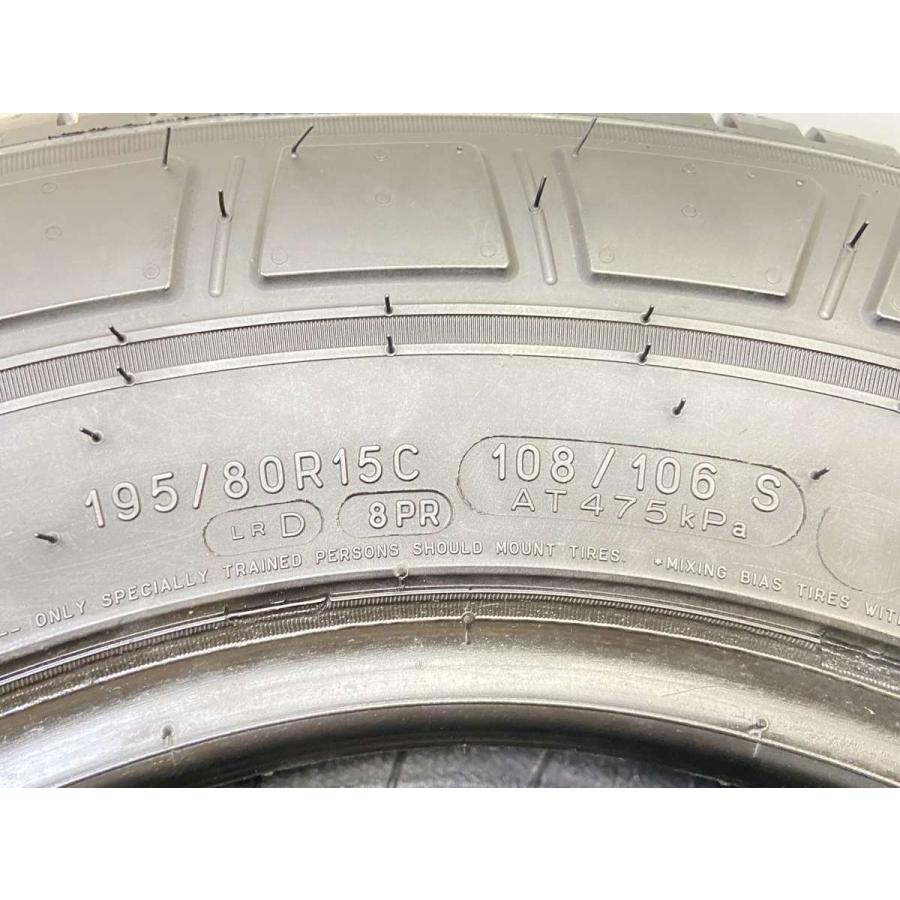 中古タイヤ サマータイヤ 4本セット 195/80R15 8PR108/106 S LT  