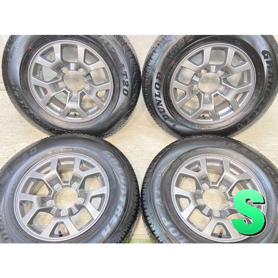 タイヤ・ホイール 195/80r15LT DUNLOP (8-41) DUNLOP（ダンロップ） 中古タイヤ サマータイヤ ホイールセット 4本