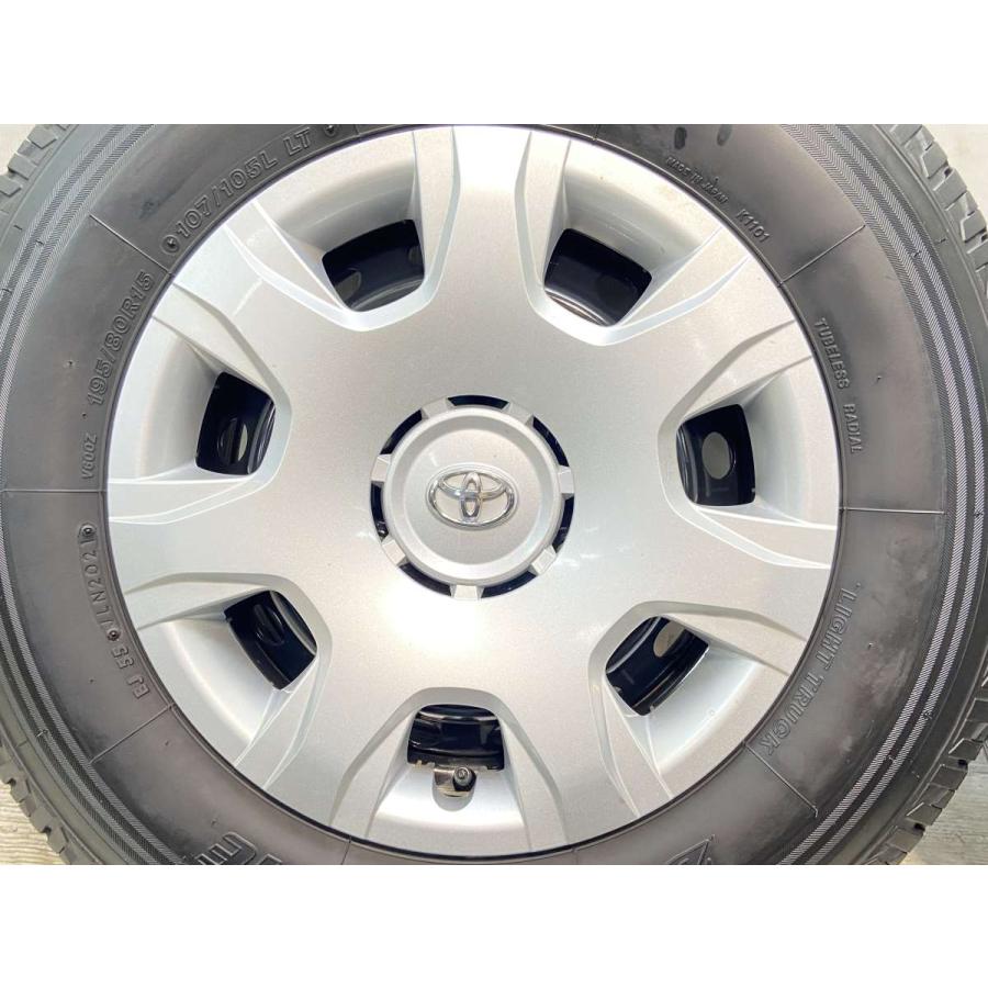 中古タイヤ サマータイヤ ホイールセット 4本セット 195/80R15 107 