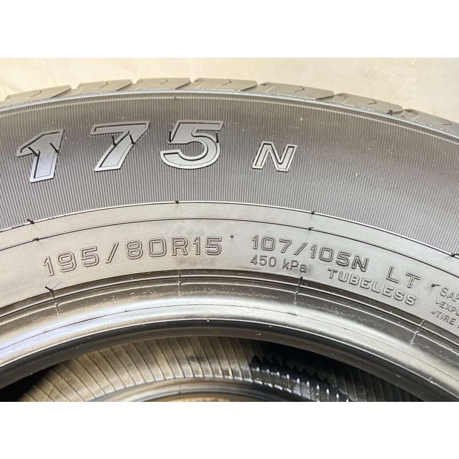 DUNLOP（ダンロップ） 中古タイヤ サマータイヤ 2本セット 195/80R15
