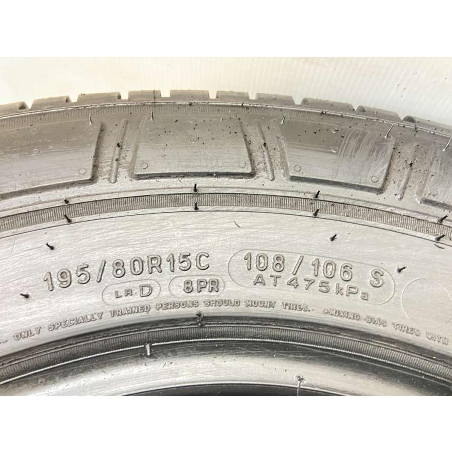 ミシュラン（MICHELIN） 中古タイヤ サマータイヤ 2本セット 195/80R15
