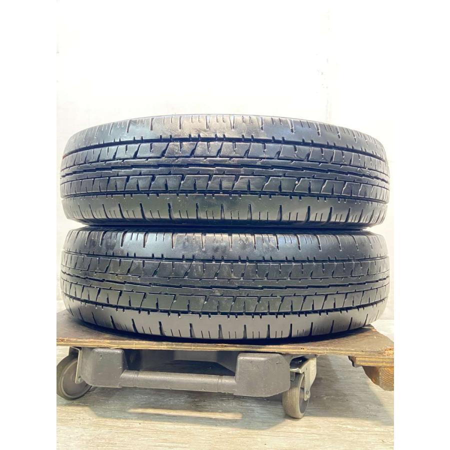 中古タイヤ サマータイヤ 2本セット 195/80R15 107/105LT ダンロップ 