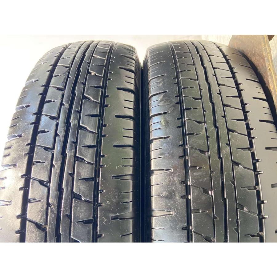 中古タイヤ サマータイヤ 2本セット 195/80R15 107/105LT ダンロップ 