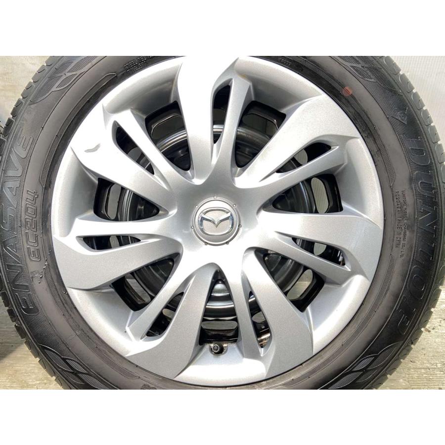 ダンロップ 185/65R15 マツダ純正 4本セット DUNLOP（ダンロップ） 中古タイヤ サマータイヤ ホイールセット 4本