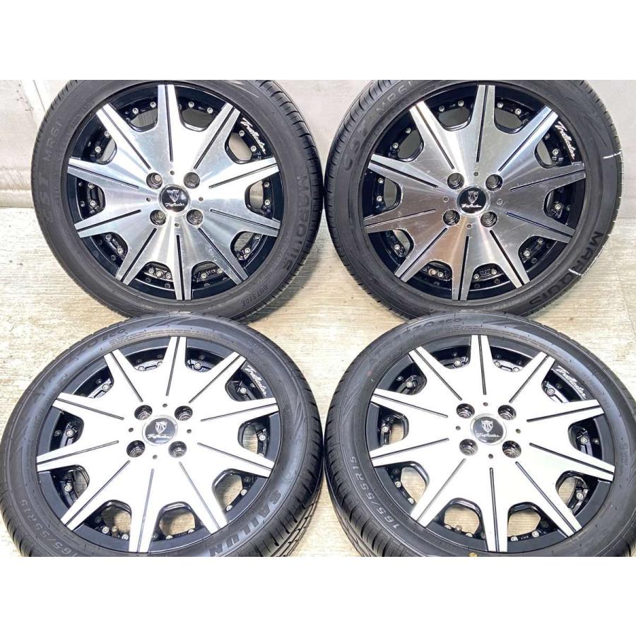 中古タイヤ サマータイヤ ホイールセット 4本セット 165/55R15