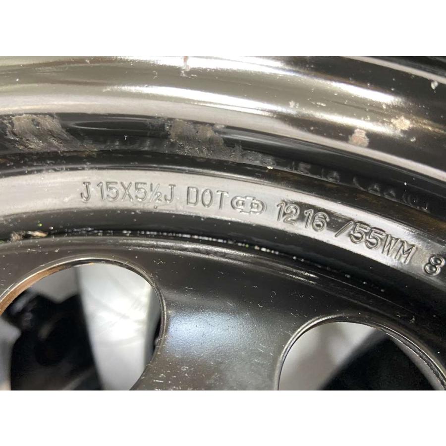 DUNLOP 中古タイヤ サマータイヤ ホイールセット 4本セット 185