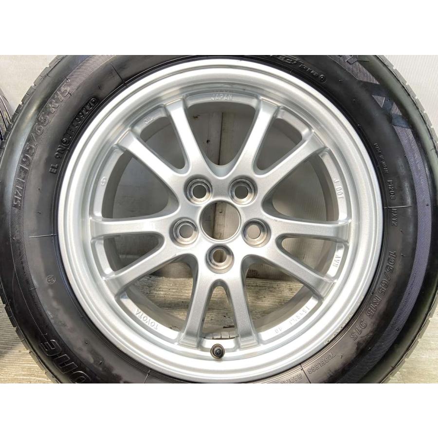 195/65R15・夏タイヤ　ブリヂストン4本セット・中古 BRIDGESTONE（ブリヂストン） 中古タイヤ サマータイヤ ホイールセット