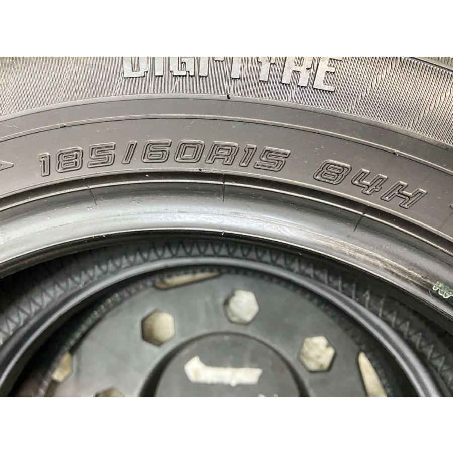 中古タイヤ　185/60R15　ダンロップ　EC202　8分山　2019年式　2本セット DUNLOP（ダンロップ） 中古タイヤ サマータイヤ 2本セット185/60R15