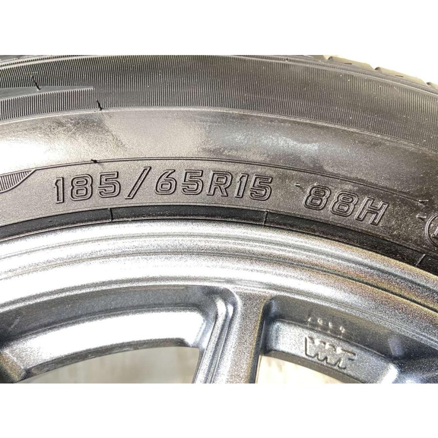 DUNLOP 中古タイヤ サマータイヤ ホイールセット 4本セット 185