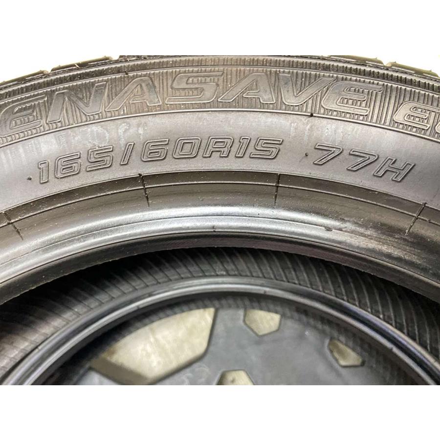 165/60R15 ダンロップ　中古 2本セット DUNLOP 中古タイヤ サマータイヤ 2本セット 165/60R15