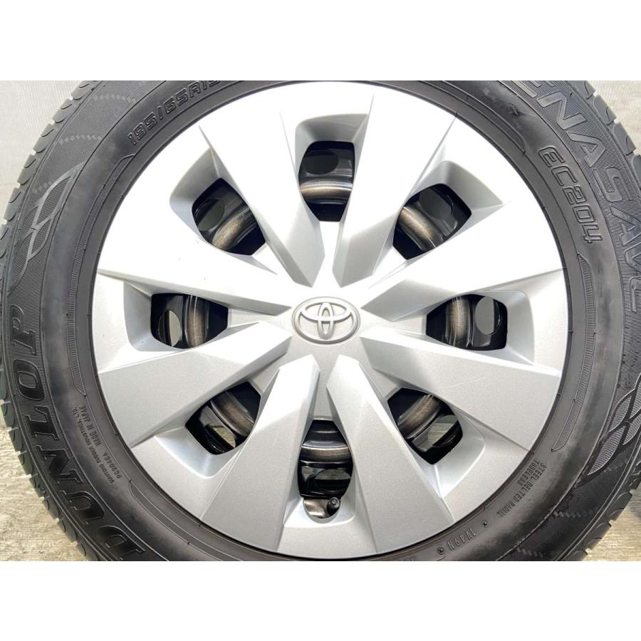 DUNLOP 中古タイヤ サマータイヤ ホイールセット 4本セット 195