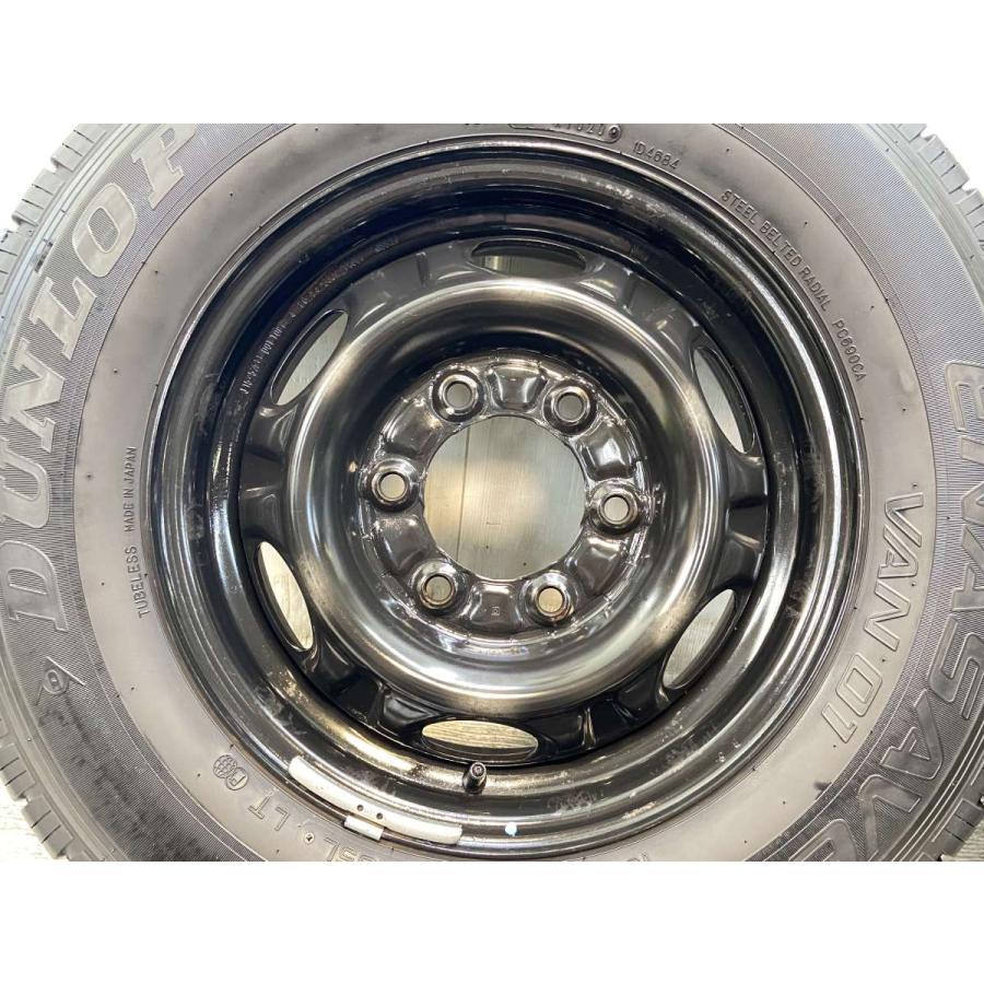 ②2020年製 ダンロップ 中古夏タイヤ 195/80R15 LT 4本セット