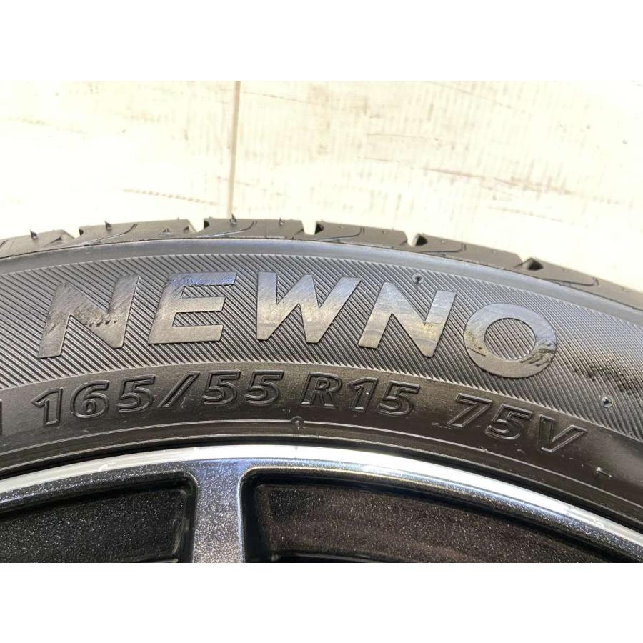 ◇送料込み◇ 165/55R15 中古サマータイヤ4本　BRIDGESTONE BRIDGESTONE（ブリヂストン） 中古タイヤ サマータイヤ ホイールセット