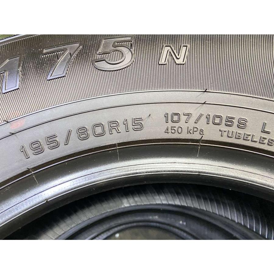 DUNLOP（ダンロップ） 中古タイヤ サマータイヤ 4本セット 195/80R15