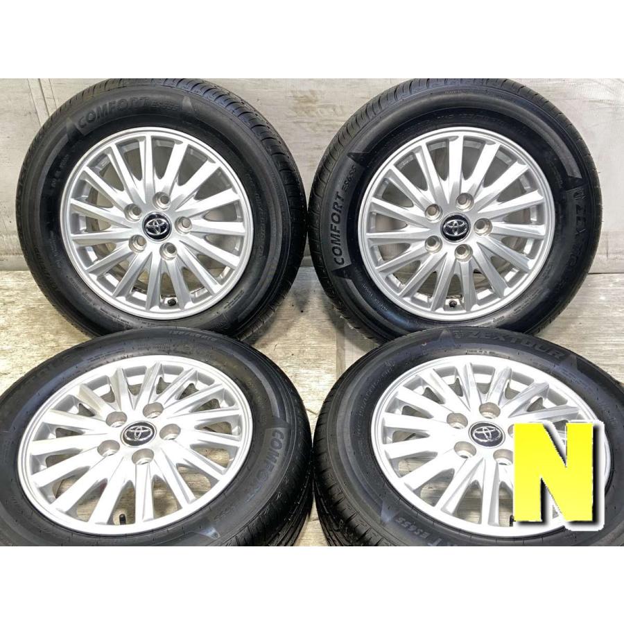 交渉中。。。最終値下！185/60/15 中古サマータイヤ スチールホイルセット溝残り多め、パンク修復跡無し、ガリ傷無し、バランス調整済、エア充填お渡し、甲府市近郊お届けします！ ヨコハマタイヤ（YOKOHAMA TIRE） 中古タイヤ スタッドレスタイヤ