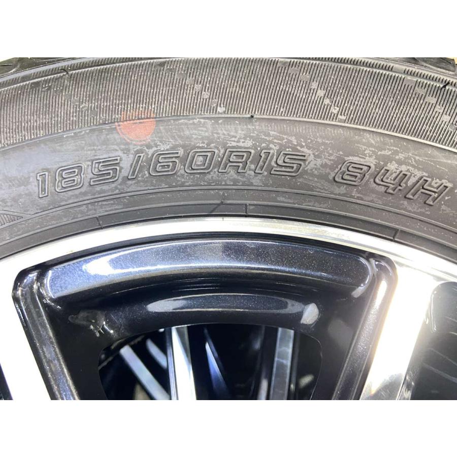 中古タイヤ サマータイヤ ホイールセット 4本セット 185/60R15  　 STRANGER 15x5.5 42 100-4穴 ダンロップ エナセーブ EC204 | DUNLOP | 09