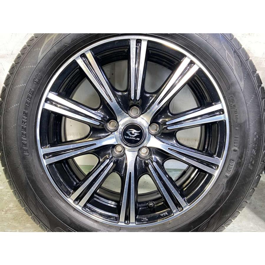 中古タイヤ サマータイヤ ホイールセット 4本セット 185/65R15  　 モデリスタ　ギルド 15x6.0 43 100-5穴 ダンロップ エナセーブ EC204 | DUNLOP | 04