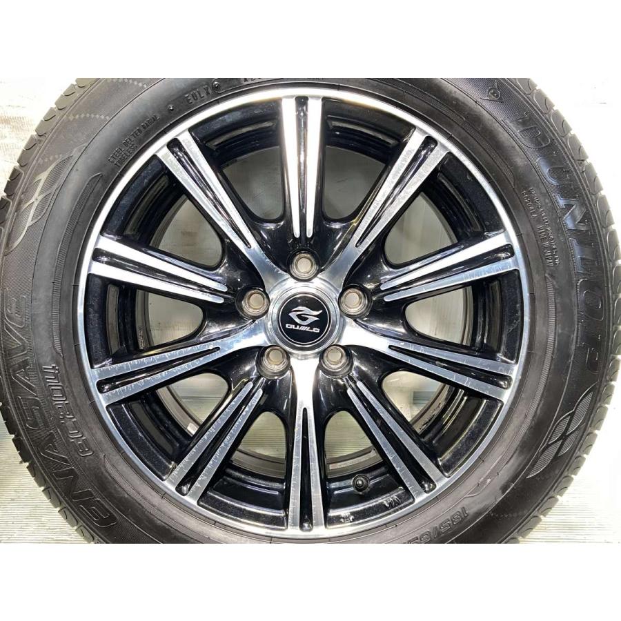 中古タイヤ サマータイヤ ホイールセット 4本セット 185/65R15  　 モデリスタ　ギルド 15x6.0 43 100-5穴 ダンロップ エナセーブ EC204 | DUNLOP | 06