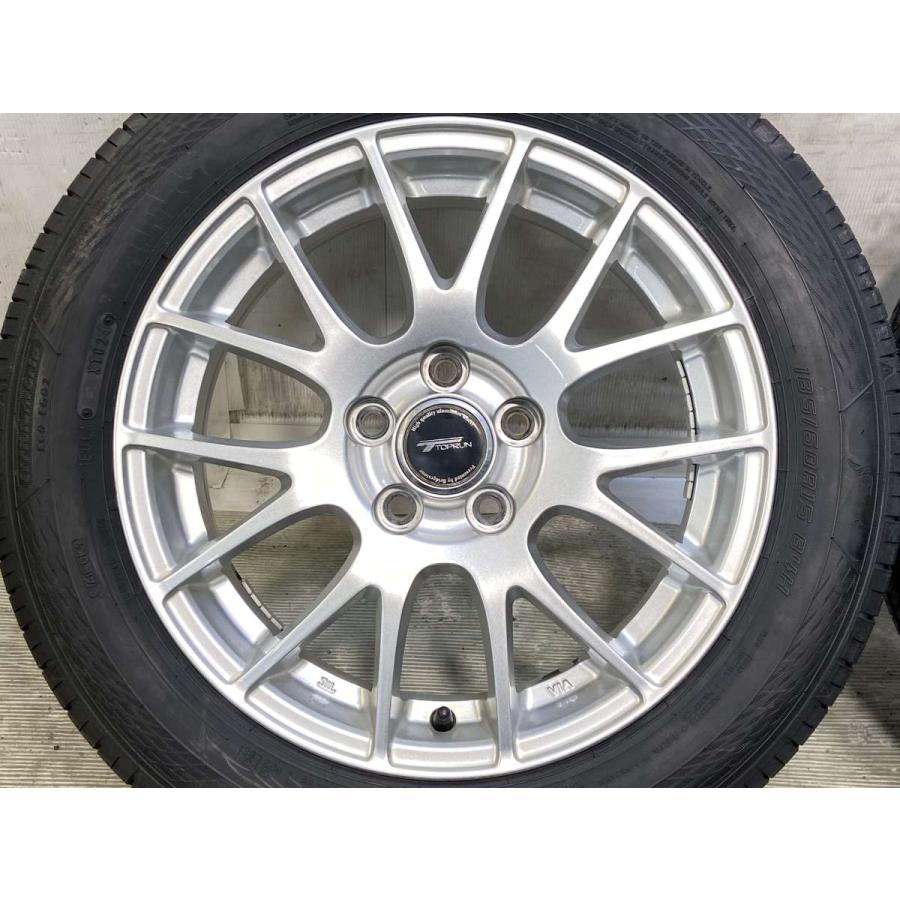 中古タイヤ サマータイヤ ホイールセット 4本セット 185/60R15  TOPRUN 15x6.0 43 100-5穴 GY エフィシェントグリップ エコ EG02 | グッドイヤー | 05