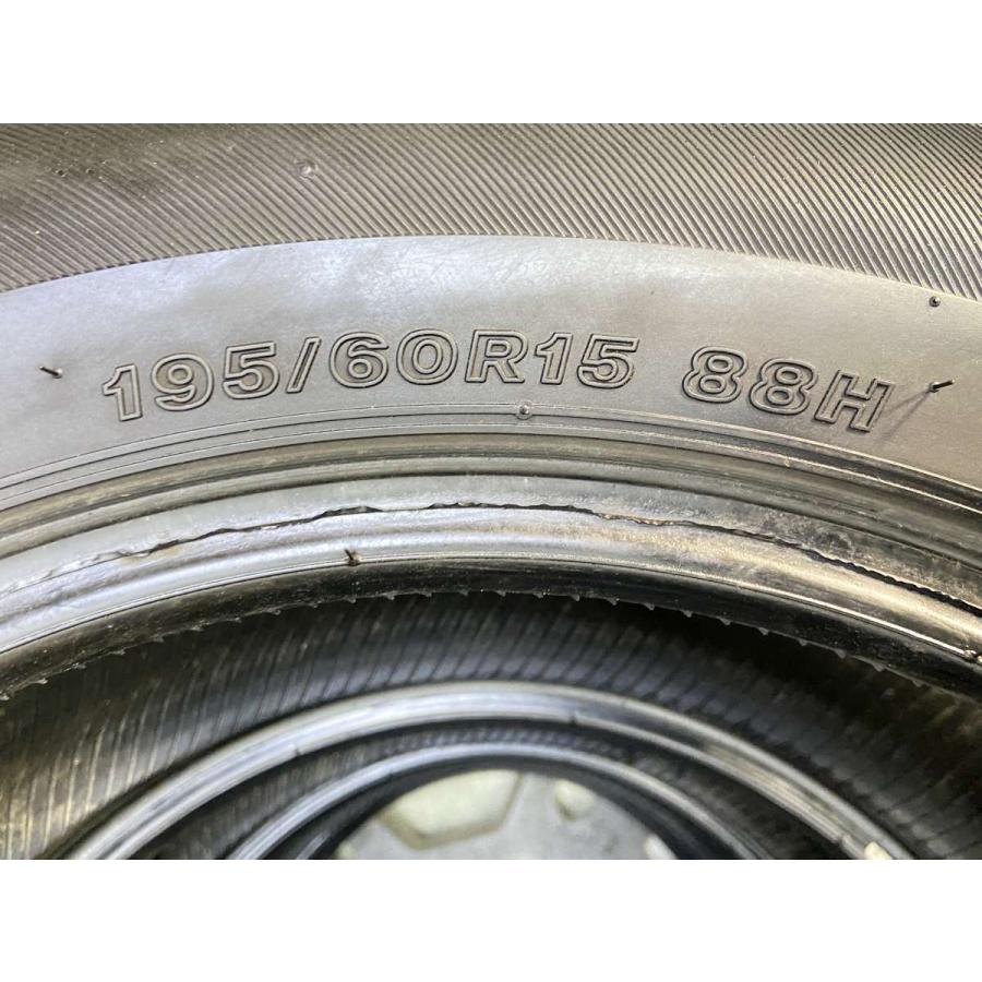 条件付送料無料 ★ 195/60R15 BS SL201 ★ タイヤのみ2本 中古タイヤ サマータイヤ 4本セット 195/60R15 セイバーリング SL201