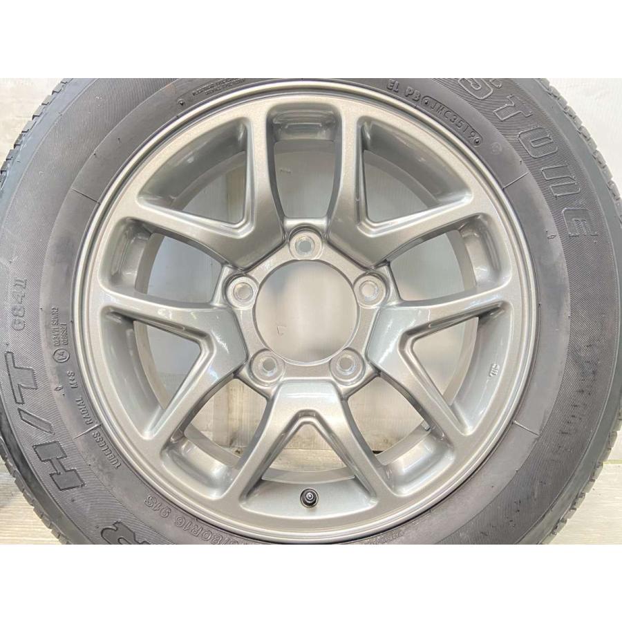 中古タイヤ サマータイヤ ホイールセット 4本セット 175/80R16 スズキ 