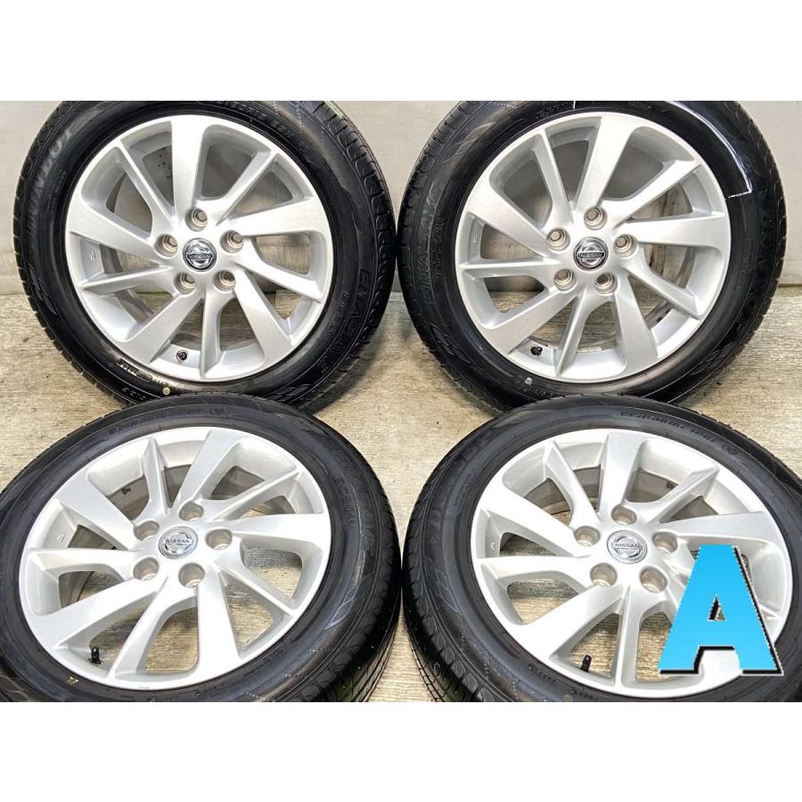 DUNLOP 中古タイヤ サマータイヤ ホイールセット 4本セット 195