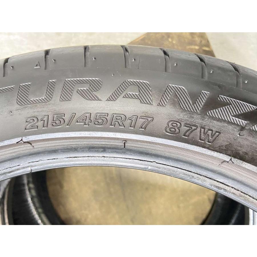 中古タイヤ サマータイヤ 2本セット  215/45R17  ブリヂストン トランザ T002 | BRIDGESTONE | 03