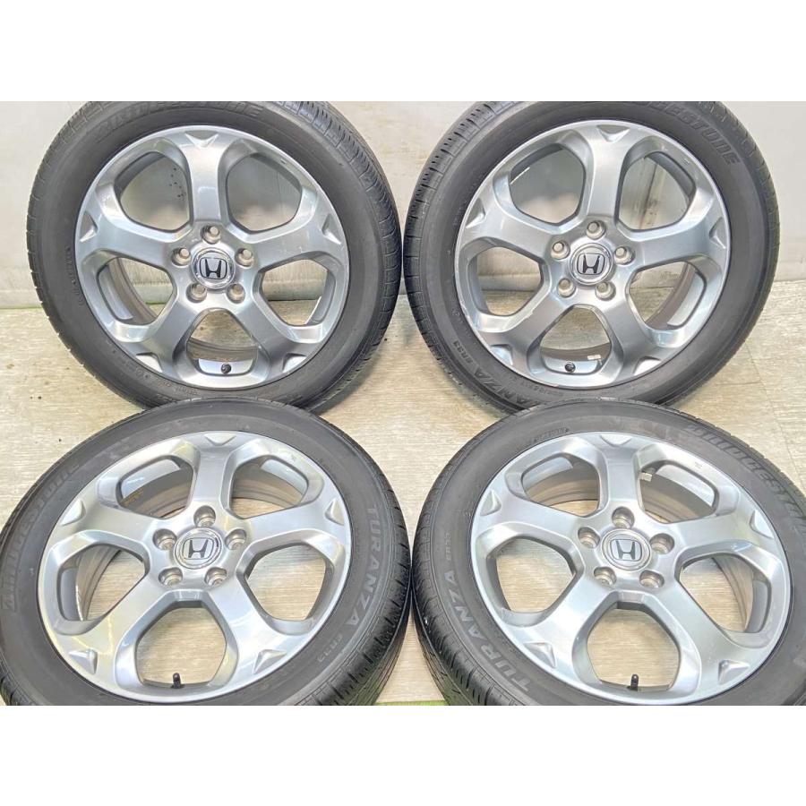 あんしん決済)夏タイヤ 205/55R17 ホンダ純正アルミ4本セット