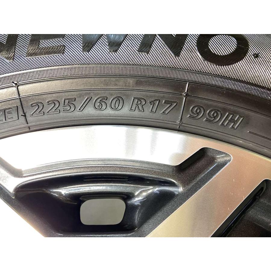 中古タイヤ サマータイヤ ホイールセット 4本セット 225/60R17  スバル純正  17x7.0 48 114.3-5穴 ブリヂストン NEWNO | BRIDGESTONE | 09