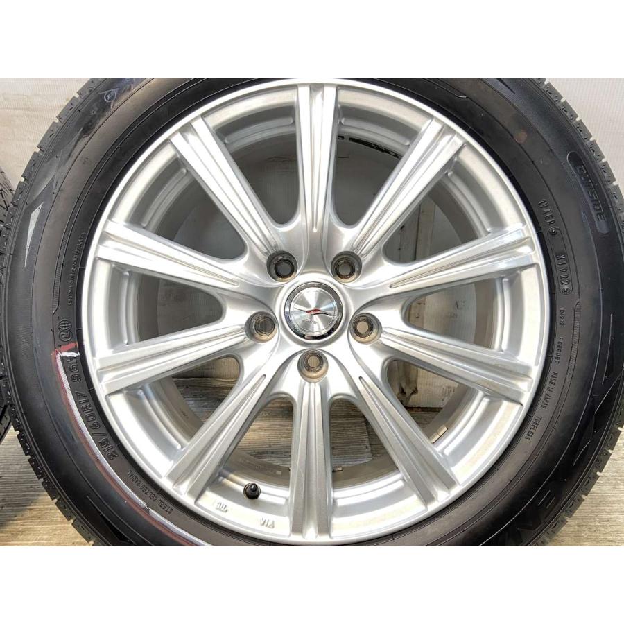 DUNLOP 215/60R17 タイヤ・ホイールセット 4本 DUNLOP（ダンロップ） 中古タイヤ サマータイヤ ホイールセット 4本