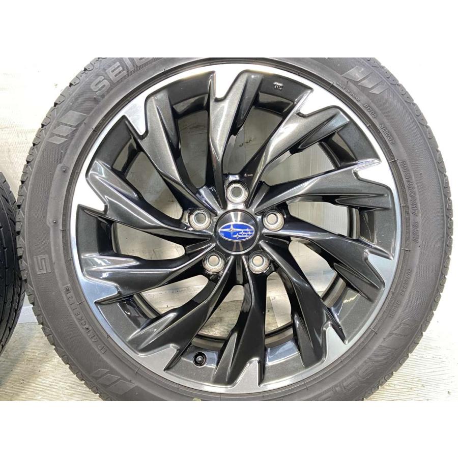 中古タイヤ サマータイヤ ホイールセット 4本セット 215/50R17 スバル