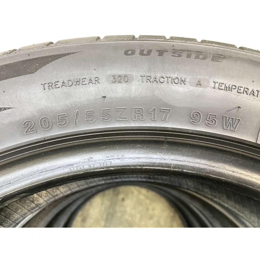 中古タイヤ サマータイヤ 4本セット 205/55R17 MINERVA RADIAL F205