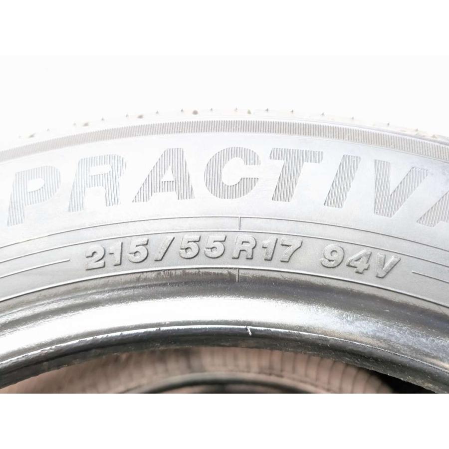 中古タイヤ サマータイヤ 4本セット 215/55R17 イエローハット