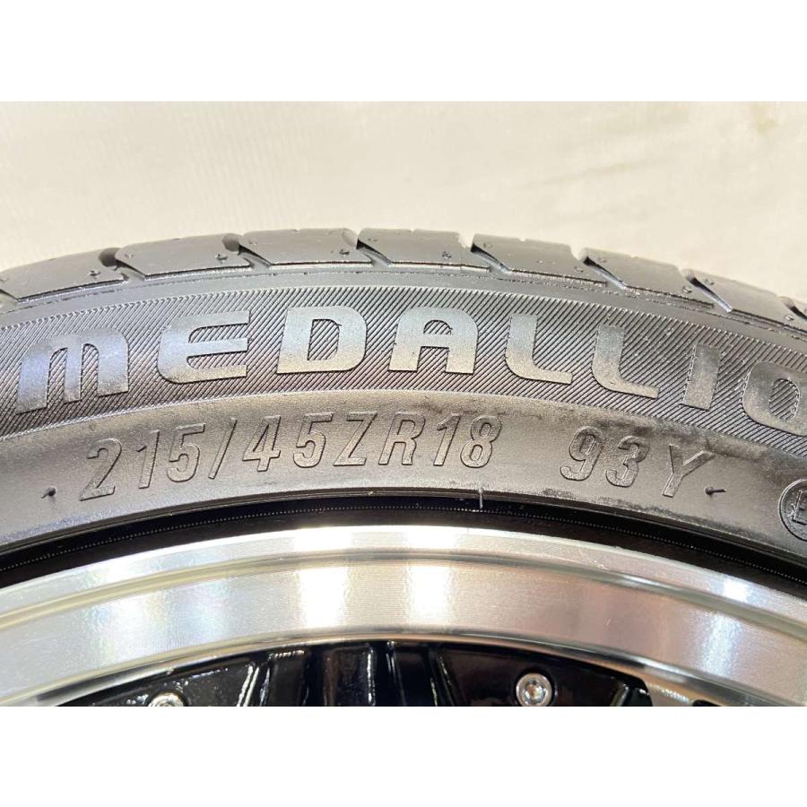 中古タイヤ サマータイヤ ホイールセット 4本セット 215/45R18 中古タイヤ サマータイヤ ホイールセット 4本セット 215/45R18