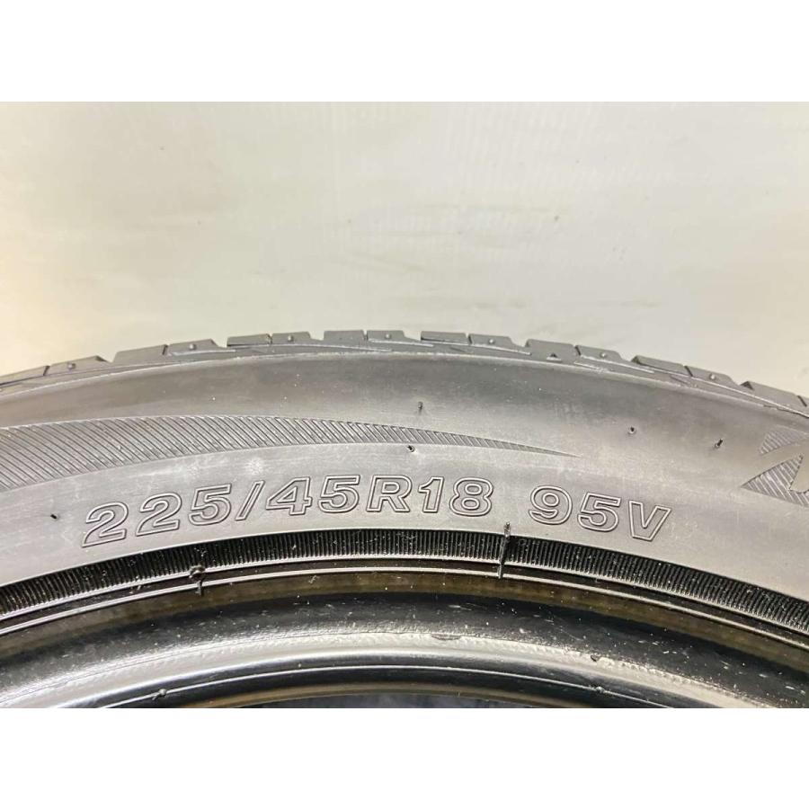 中古タイヤ サマータイヤ 2本セット 225/45R18 ブリヂストン TECHNO 