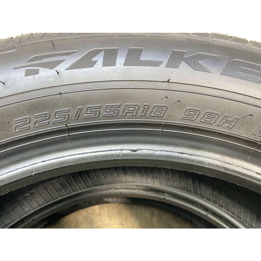中古タイヤ サマータイヤ 2本セット  225/55R18  ファルケン ジークス ZE001 A/Sの画像