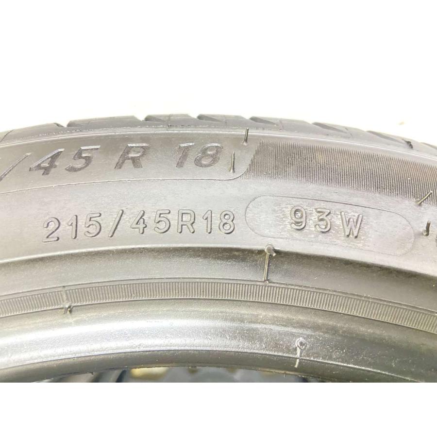 ミシュラン（MICHELIN） 中古タイヤ サマータイヤ 4本セット 215/45R18