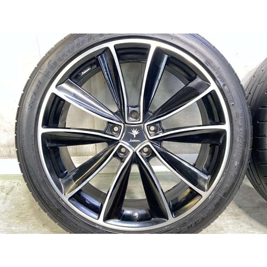 中古タイヤ サマータイヤ ホイールセット 4本セット 245/40R19  WEDS クレンツェ　クリシュナ 19x8.0 35 114.3-5穴 グッドイヤー EAGLE RVF | グッドイヤー | 03