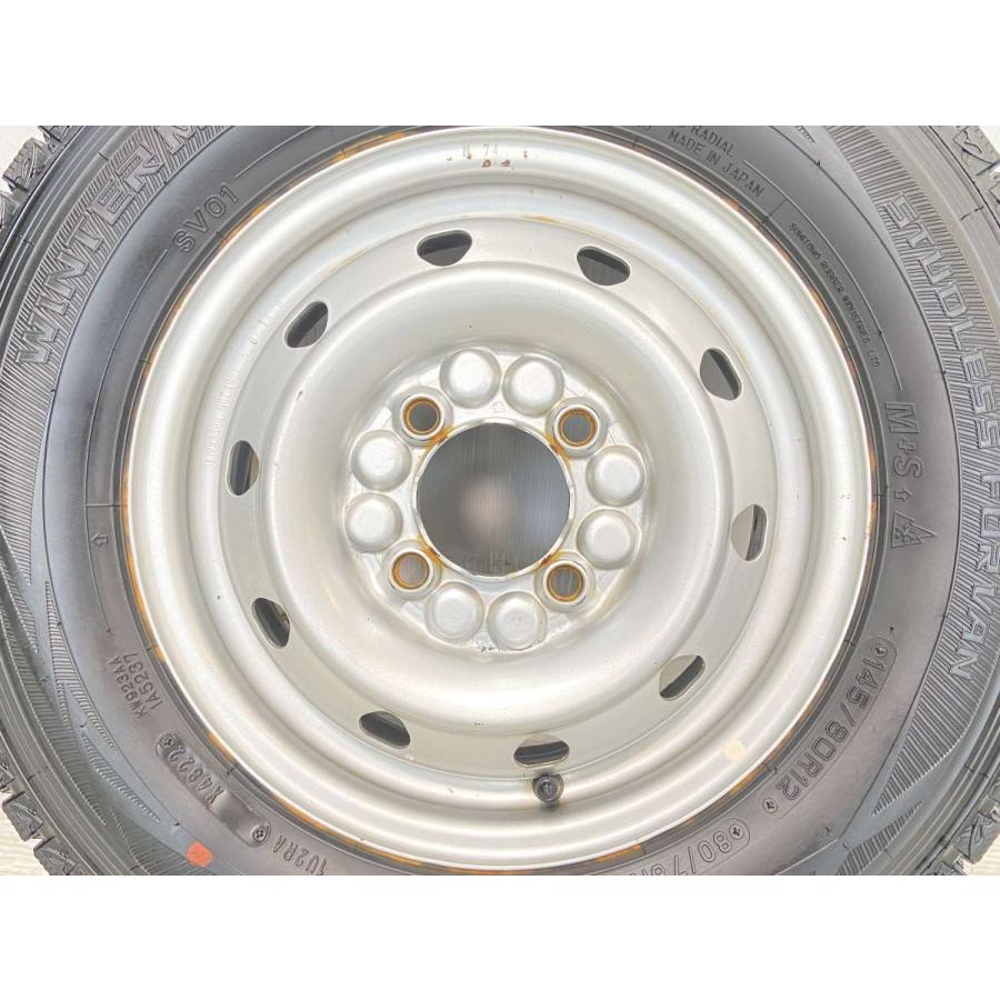 DUNLOP 中古タイヤ スタッドレスタイヤ ホイールセット 4本