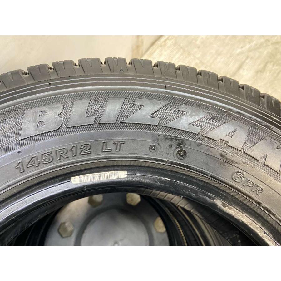 スタッドレスタイヤセット　12インチ　145 6PR　中古　4本　ブリジストン BRIDGESTONE（ブリヂストン） 中古タイヤ スタッドレスタイヤ 4本